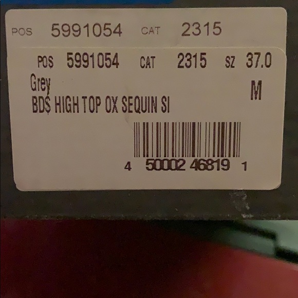 Grey high top brusque sneakers - Picture 6 of 8